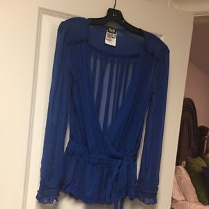 Dolce and Gabbana vintage tie chiffon blouse